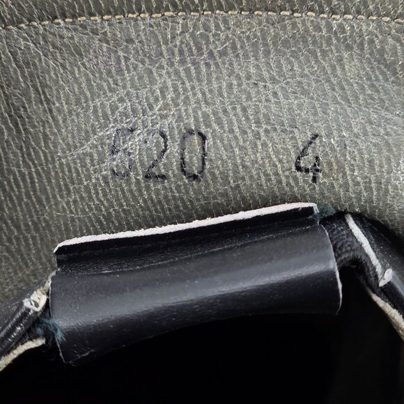 Vintage Barletta Handmade Italian Dress Shoes Mens 10.5C Black Leather Loafers - Picture 10 of 13